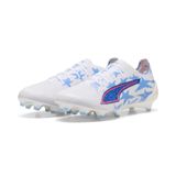 PUMA ULTRA 6 ULTIMATE KIDSUPER x CHRISTIAN PULISIC FG uniseks voetbalschoenen, Blauw/Roze/Wit, Maat 43