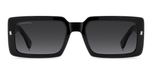 Dsquared2 ICON 0029/S BLACK/GREY SHADED 55/19/145 Herrenbrillen Zonnebrillen