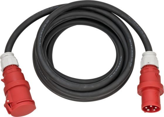 Brennenstuhl Stekkerdoos - 20 meter kabel - Zwart/Rood - IP44 - 1167630200