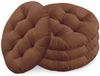 Unyqoos® Set van vier comfortabele stoelkussens voor binnen en buiten gebruik