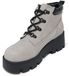 Koi Novus KOI Chunky Lace Up Boots Dames Laars - grijs - EU40