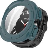Wigento Samsung Galaxy Watch Ultra 47mm / Ultra 2025 Beschermhoes + 9H gehard glas, groen