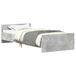 VidaXL Cadre de lit Bois Gris 90x200 cm