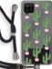 Case Company® - Samsung Galaxy A12 Case with Cord - Cactus Lover - Black Cord - Back Cover - TPU
