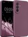 kwmobile metallic telefoonhoesje van TPU - geschikt voor Samsung Galaxy A27 5G - Flexible case voor smartphone - In metallic lila