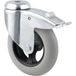 TENTE Roue pivotante Agila avec double frein 100 mm avec trou de boulon