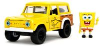 JADA Ford Bronco 1973 & Spongebob Squarepants Figurine Jada 1:24
