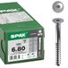 SPAX Betonschroef verzonken kop - 6,0 x 80 mm 100 stuks - staal, galvanisch verzinkt