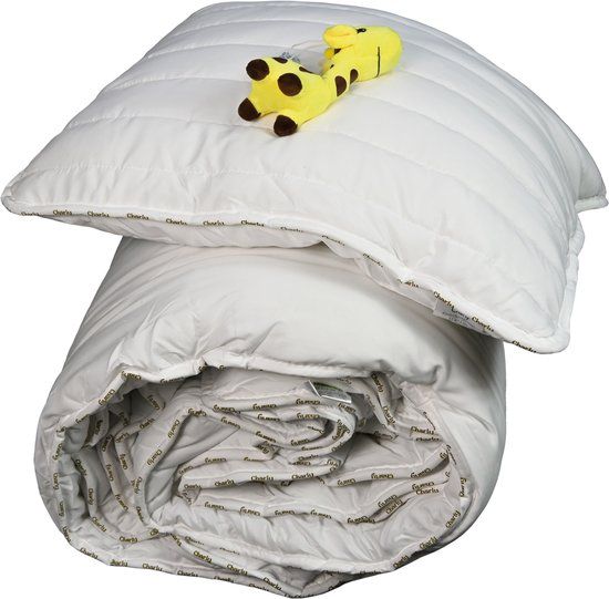 Polydaun Charly Kinderstarter Set 140x200 cm 4-Seizoenen - Eenpersoons - Wit