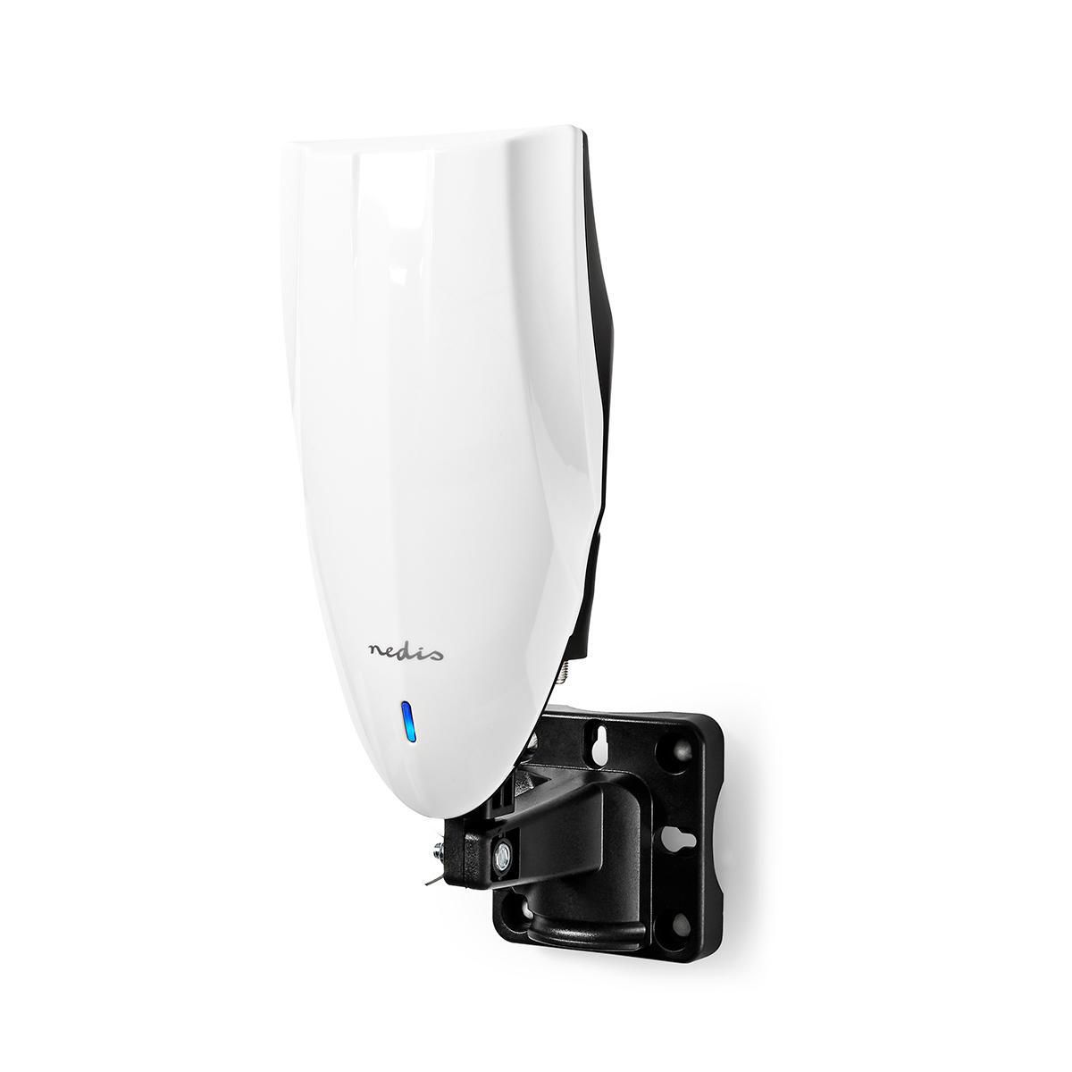 Nedis HDTV Buitenantenne - Actief - 0-50 km - 40 dB - Wit/Zwart