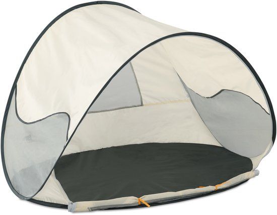 Deryan Luxe Pop Up Strandtent - Anti-UV 50+ - Cream