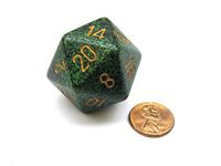 Chessex Dobbelsteen D20 Golden Recon Speckled 34mm