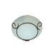 Theluz 653/30MR Plafondverlichting E27 LED Bruin Glas Metaal 20W 300mm