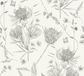 Living Walls VLINDERS EN BLOEMEN BEHANG | Botanisch & Dieren - Wit Zwart