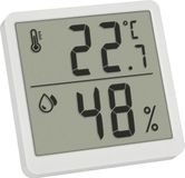 TFA Dostmann Digitales Thermo-Hygrometer Thermo- en hygrometer Wit