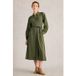 White Stuff Rua Robe Brodé Vert Poussiéreux Taille : 14 REGULAR