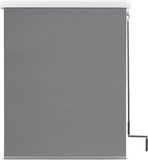 Bolt Edge Rolgordijn - Gris foncé - 140x140cm - Occultant - Polyester