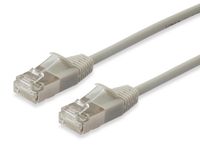 Equip 606115 netwerkkabel Beige 2 m Cat6a F/FTP (FFTP) Plat