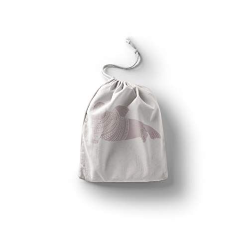 Bonamaison Bedrukte katoenen tas met trekkoord - 20 x 30 cm