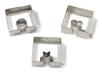Set van 3 Cupcake Cookie Cutters
