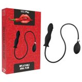 Erospace Wild Play - plug anal gonflable (noir)