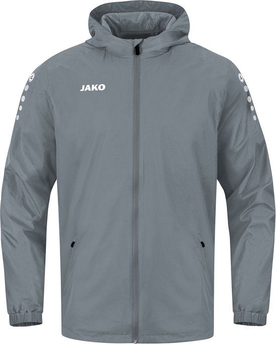 Jako - Regenjas Team 2.0 - Grijze Jas Heren-XL