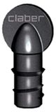CLABER Bouchons de fermeture pour tuyau d'extension, DN 15 (1/2")
