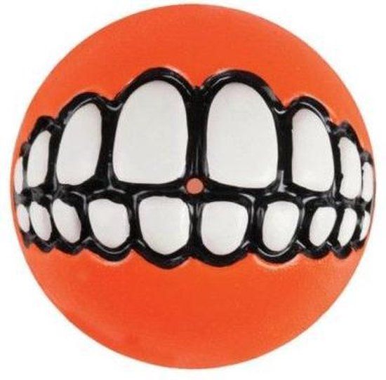 Rogz Grinz Ball - Large - Blauw
