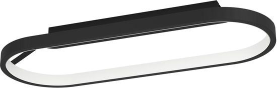 Eglo Codriales Plafondlamp - LED - 79 cm - Zwart|Wit - Dimbaar