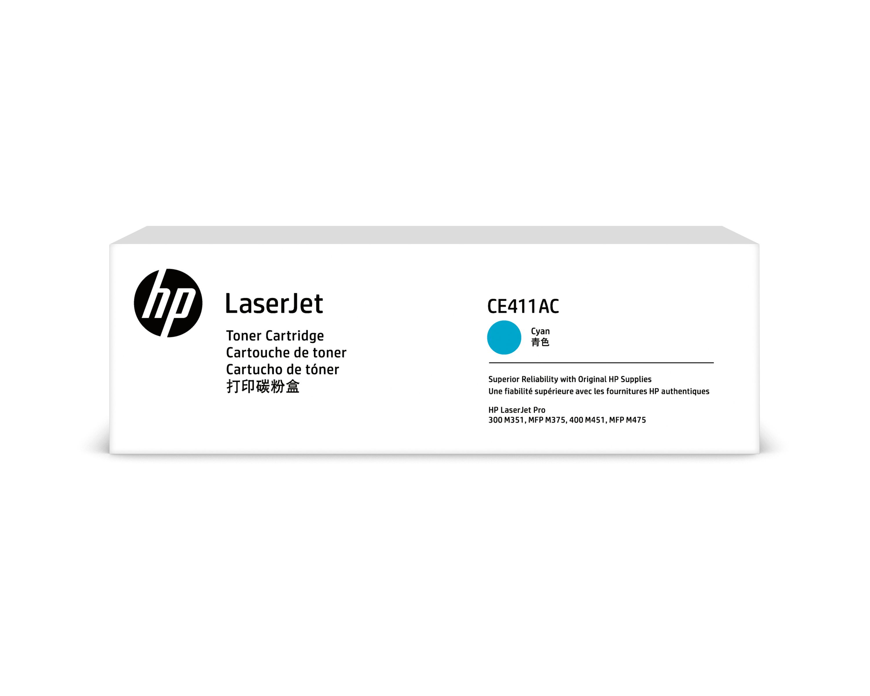HP 305A Cyan Toner Cartridge - CE411AC - LaserJet Pro M351/M375/M451/M475