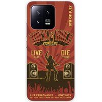 Xiaomi 13 Rock and roll bedrukt siliconen hoesje