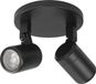 Highlight Spot Rain 2 spots rond - noir