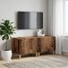 Maison Exclusive - Meuble TV en bois recyclé et panneaux de particules