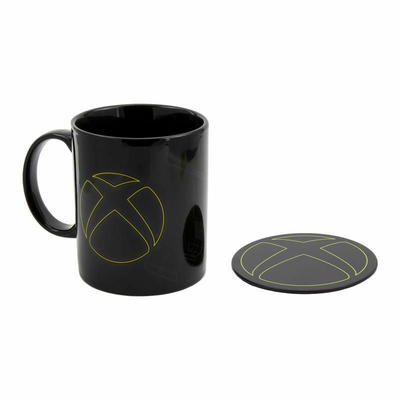 Xbox Jump In Mug & Coaster - 330ml - Black/Green