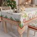 PETTI Artigiani Italiani - Kerst Tafelkleed Vlekbestendig Rechthoekig Tafelkleed voor Keuken, Motief Noel, 140x180 cm, 100% Made in Italy