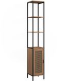 Vicco Badkamerkast Linara, Eiken/Zwart, 30 x 180 cm