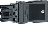Hager G4703 kabel-connector Zwart