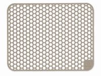 Tapis d'évier Cascade - Silicone - Taupe - 36 x 46 cm - Rectangulaire