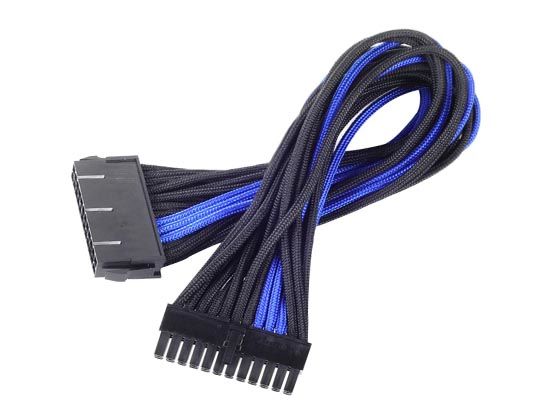 Silverstone PP07-MBBA 0,3m blauw, zwart
