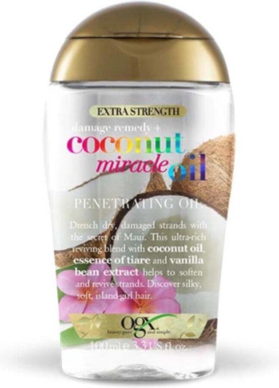 Ogx Extra Strength Coconut Miracle Oil Penetrating Haarolie 100 ml