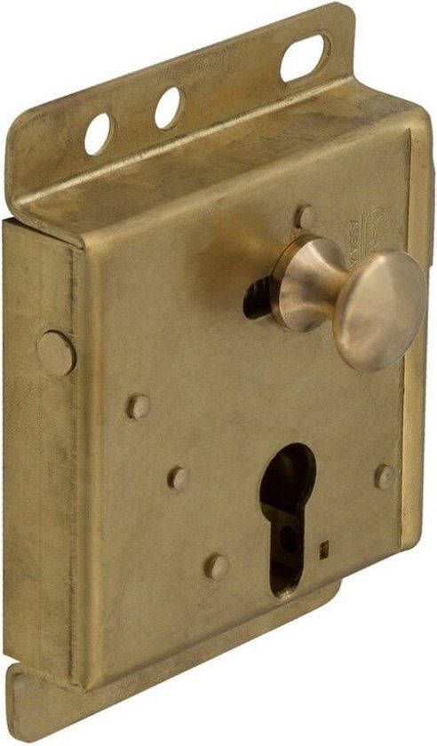 Nemef Oplegslot 1640K/5 - Messing - PC - D3