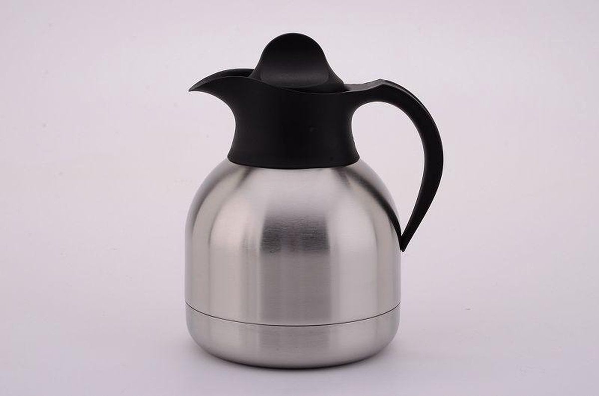 Unbranded Isoleerkan RVS/ZW 1 liter - Grijs