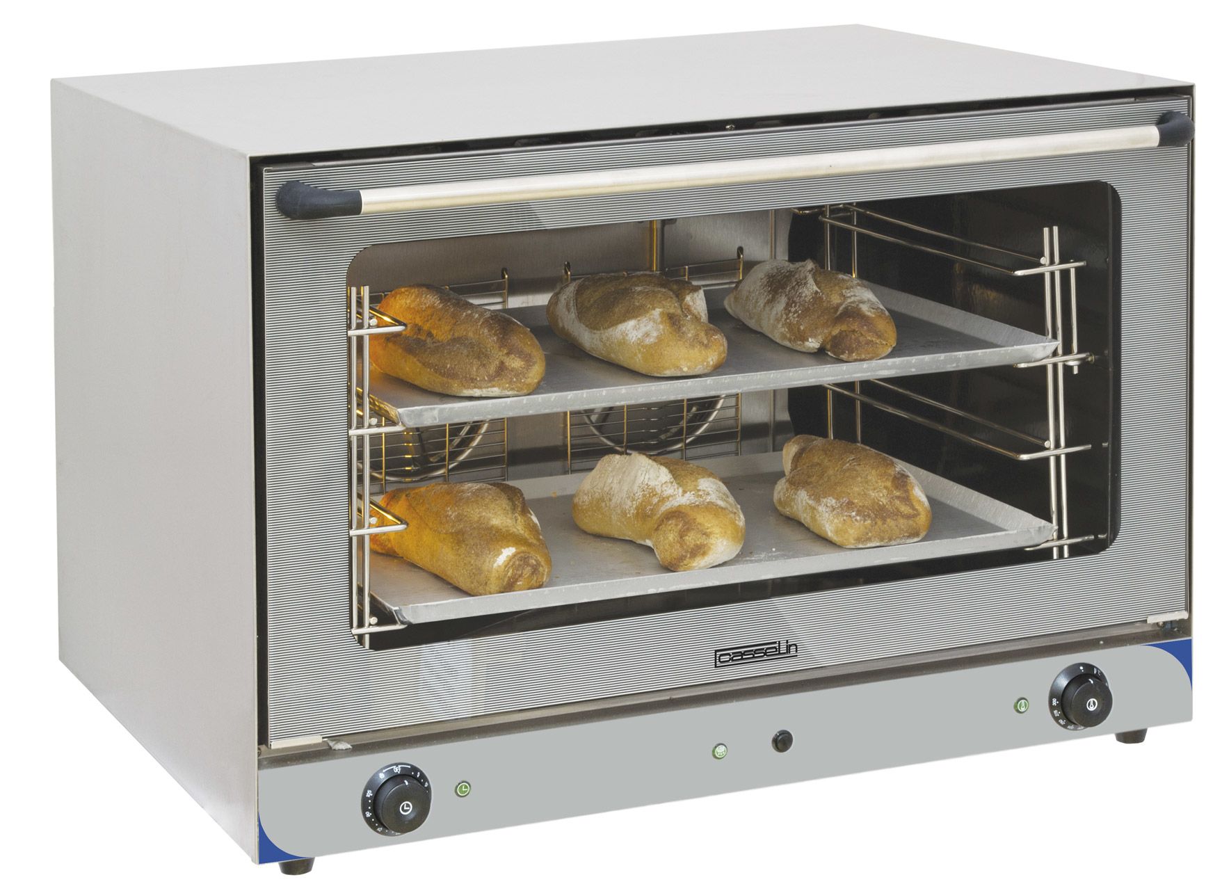 Casselin CFCV3 Oven - Roestvrijstaal - Convectie - Stoom - 4 Schappen