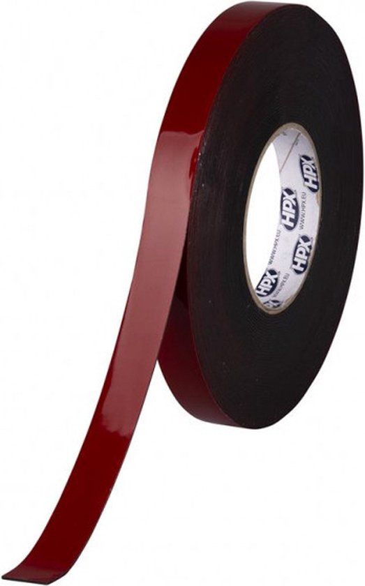 Max Power Outdoor Bevestigingstape - Zwart - 19mm x 16,5m