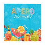 Homéa 20 papieren servetten, 3-laags, 33 x 33 cm, Apero Time