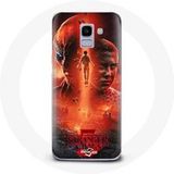 Maniacase Hoesje voor Samsung Galaxy A6 2018 Stranger Things Poster Seizoen 5