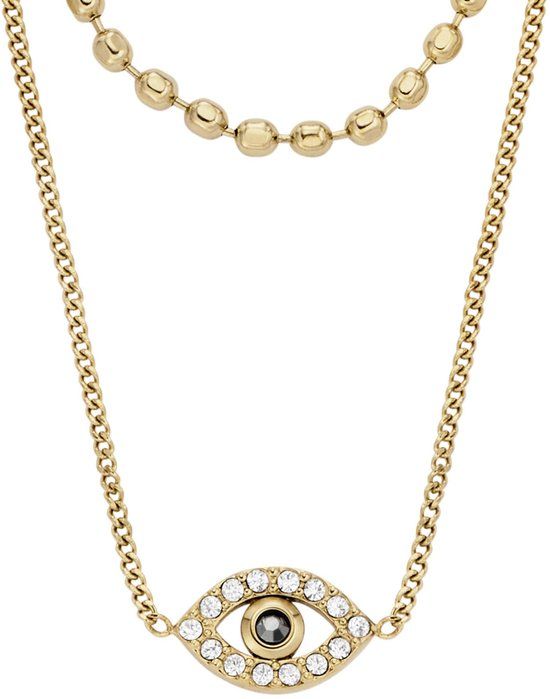 Fossil JF04792710 Sutton Collier Dames Goudkleurig 41 cm