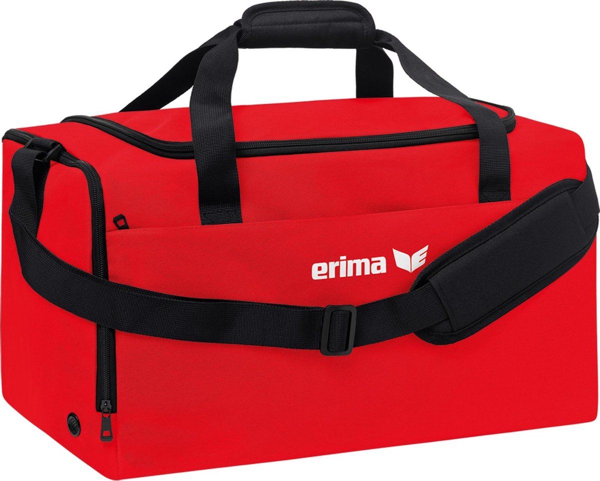 Erima Sporttas - rood - zwart - polyester