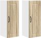 vidaXL Wandkast PORTO Sonoma Eiken Bewerkt Hout