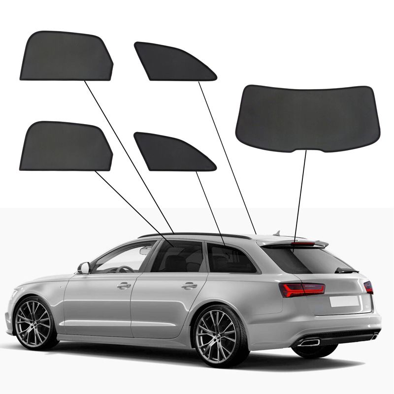 SunClip Zicht- & Zonwering passend voor Audi A6 (C7) Avant 2011-2018
